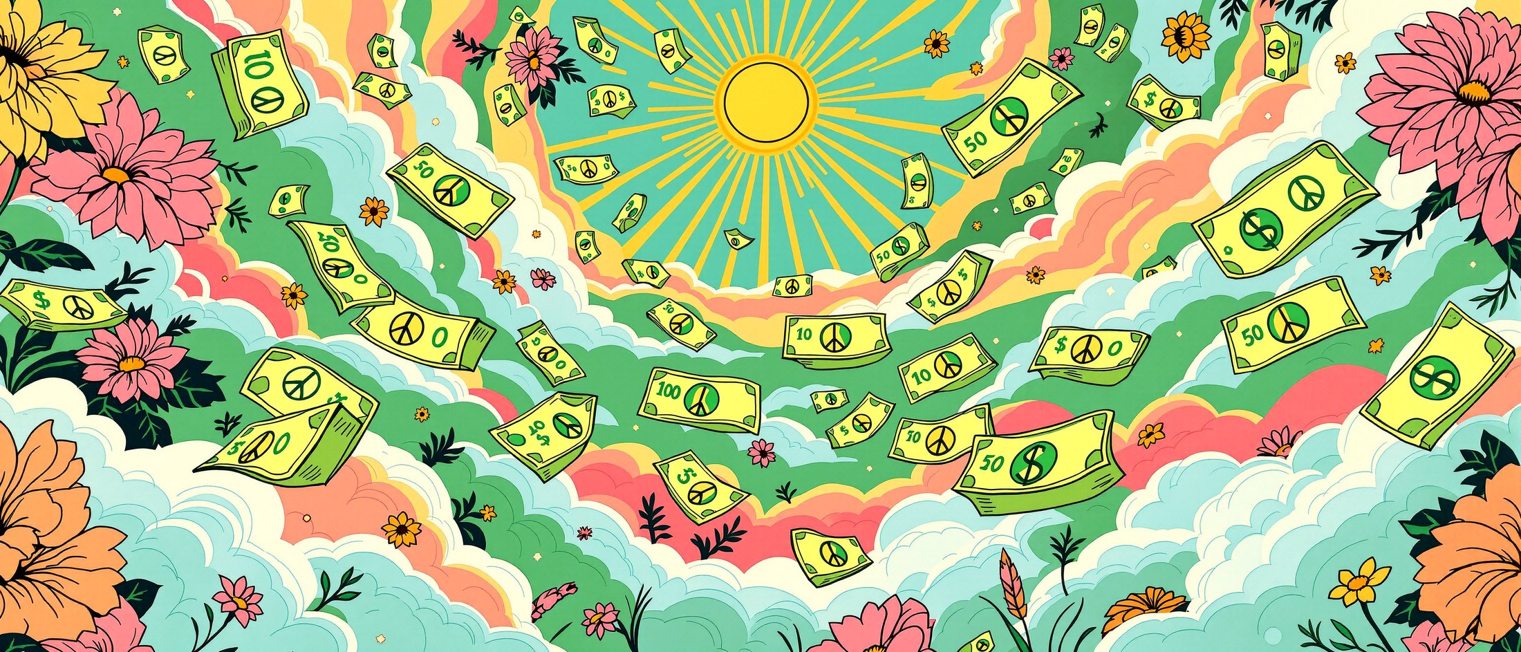 Psychedelic money scene