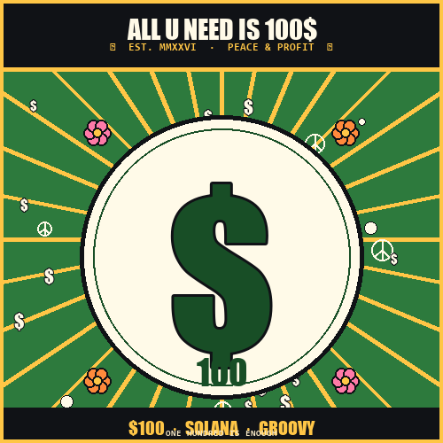 $100 token